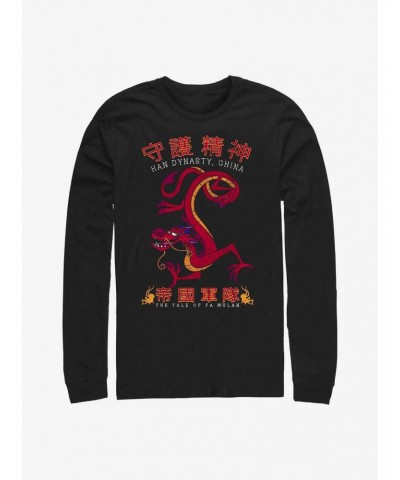 Disney Mulan Mushu Dragon Long-Sleeve T-Shirt $8.16 T-Shirts