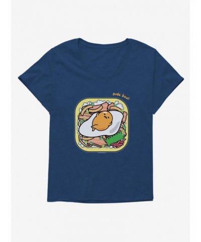 Gudetama Gude Bowl Girls T-Shirt Plus Size $9.48 T-Shirts